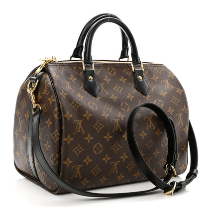 Louis Vuitton Monogram My World Tour Speedy Bandouliere 30 Black 2 of 9