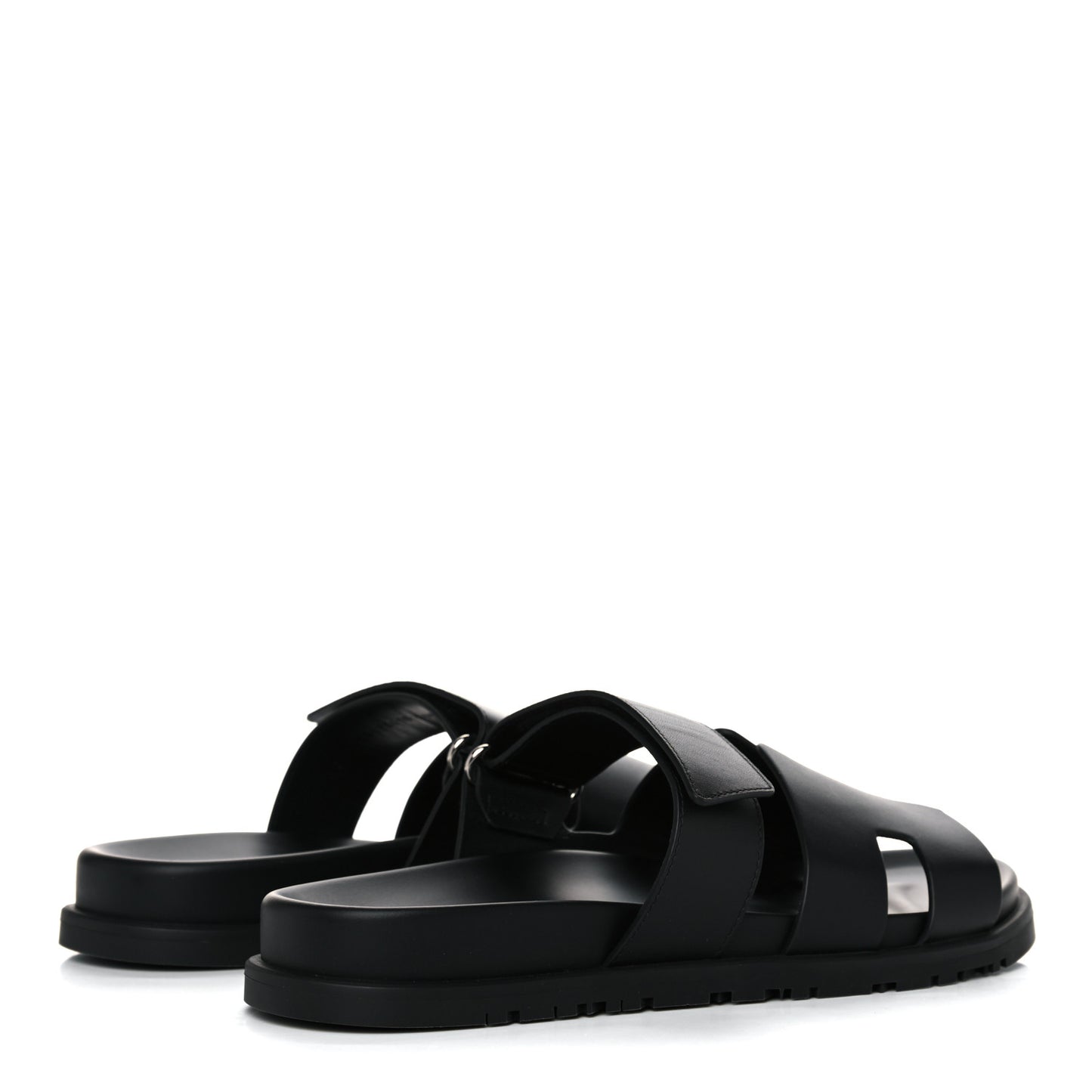 Calfskin Mens Chypre Sandals 41 Black