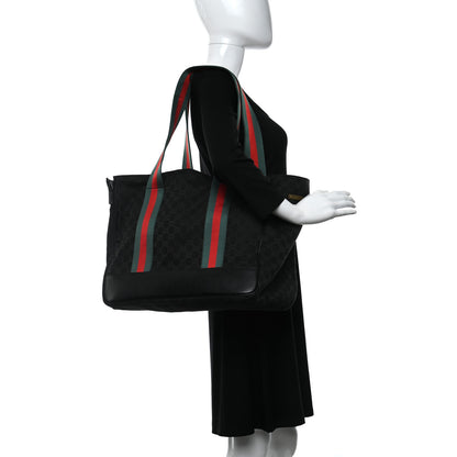 Gucci Monogram Web Dog Carrier Black 2 of 10