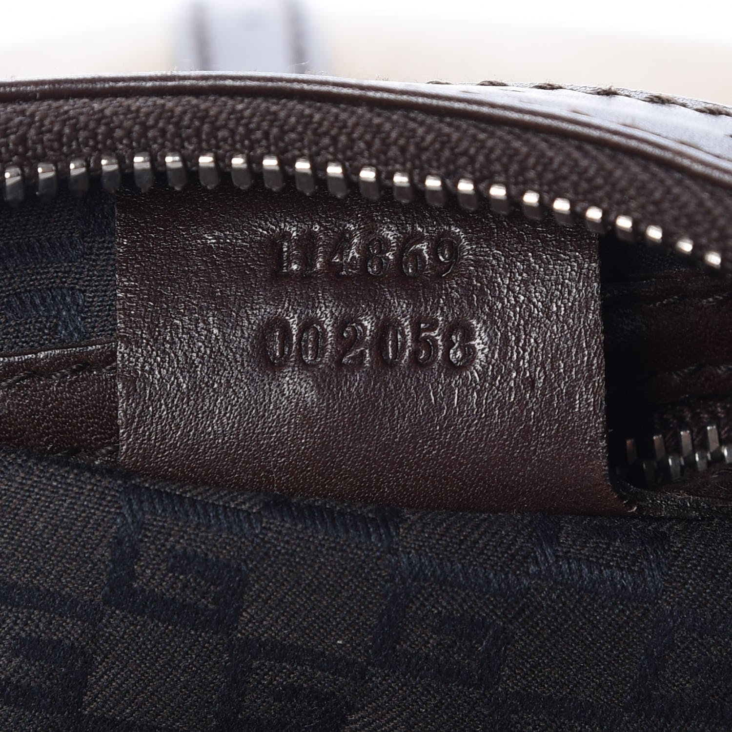 Gucci Canvas Web GG Reins Hobo Brown 8 of 9