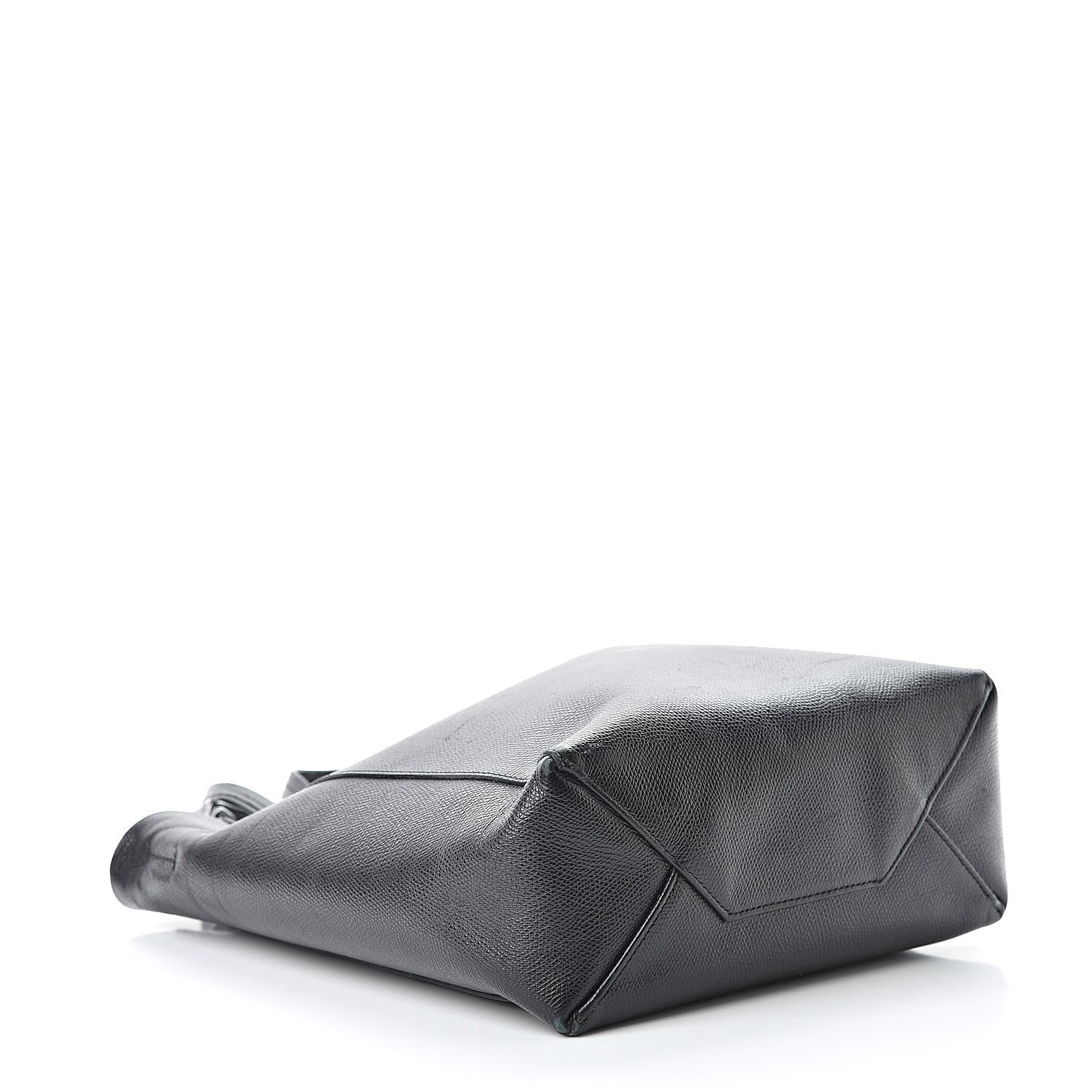 Celine Grained Calfskin Small Vertical Cabas Black 4 of 19