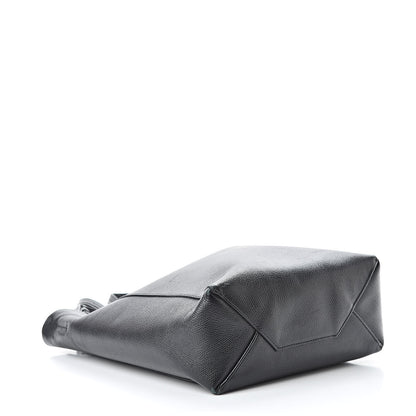 Celine Grained Calfskin Small Vertical Cabas Black 4 of 19
