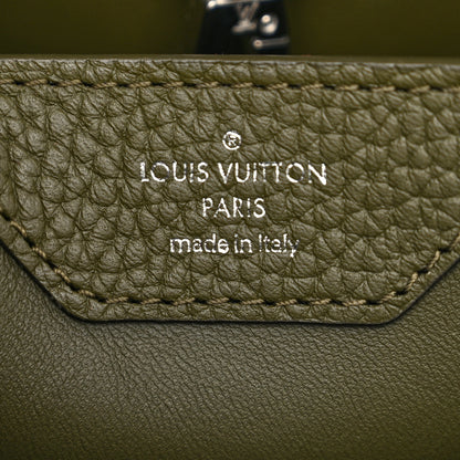 Louis Vuitton Taurillon Capucines BB Khaki 6 of 9