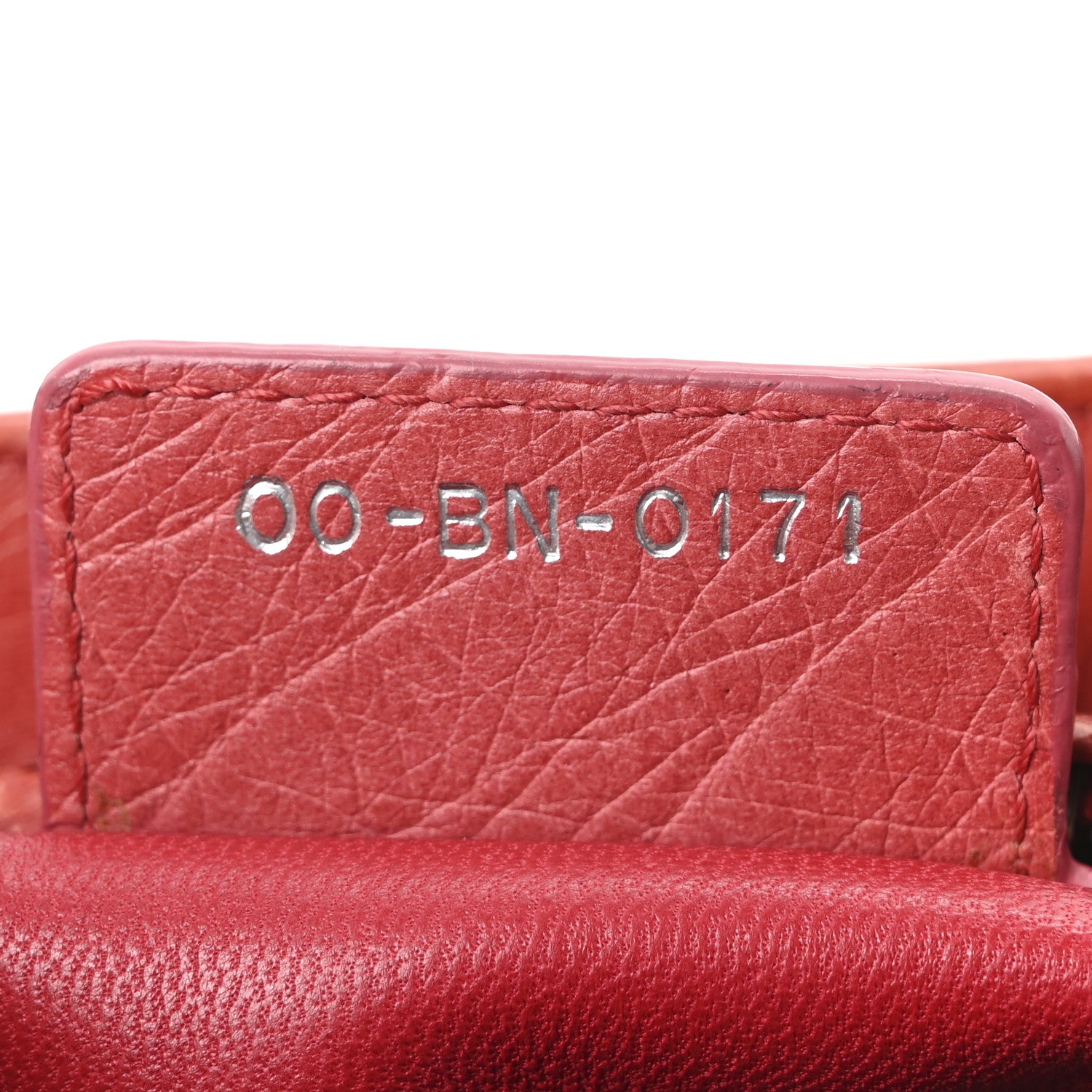 Christian Dior Ostrich Medium Lady Dior Red 6 of 10