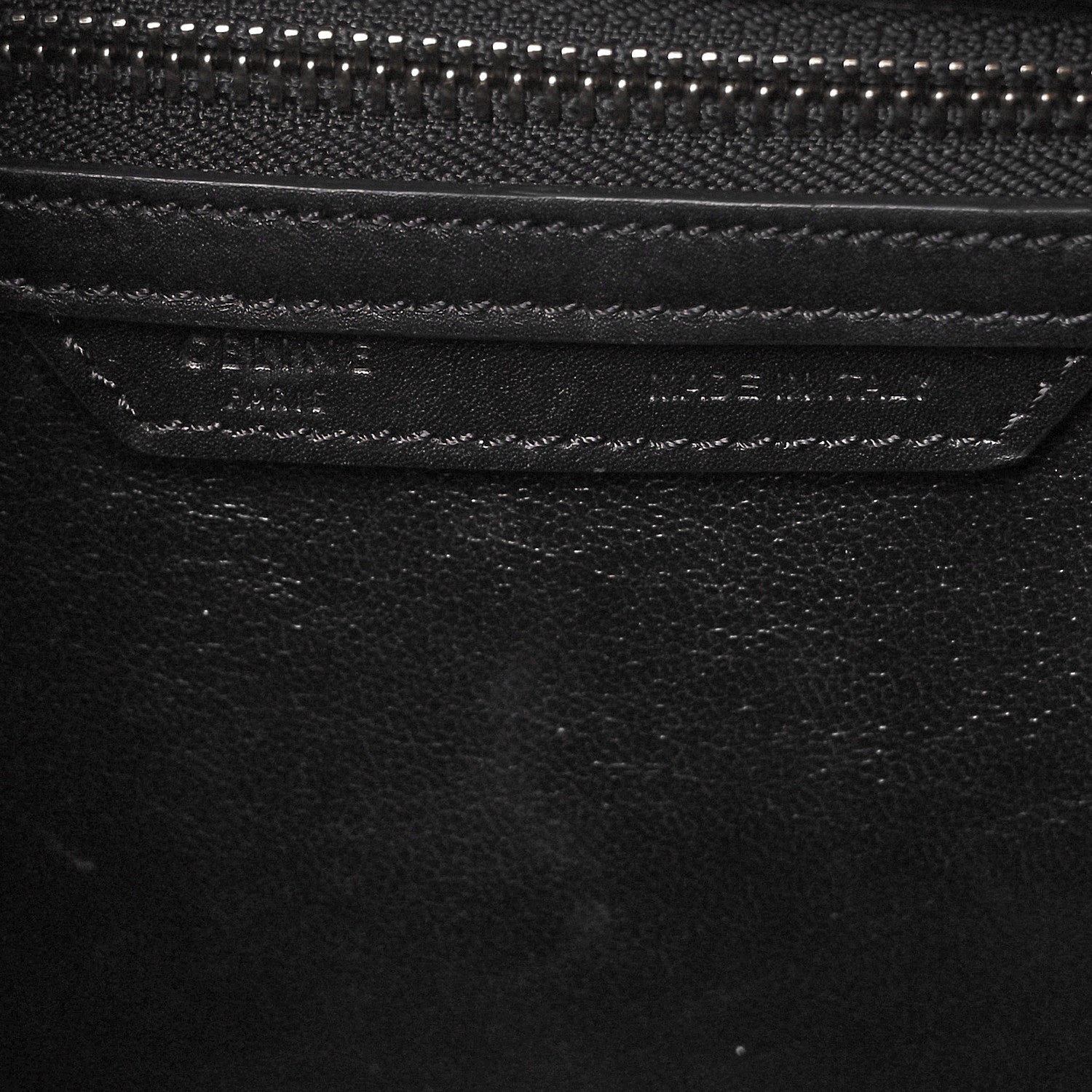 Celine Bullhide Calfskin Suede Micro Tri-Color Luggage Khaki 4 of 11