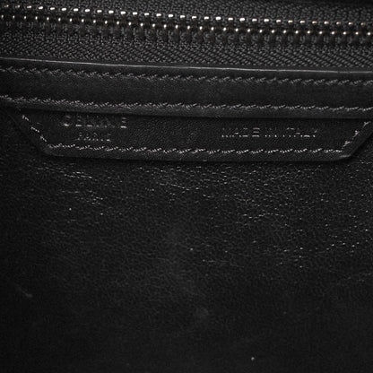 Celine Bullhide Calfskin Suede Micro Tri-Color Luggage Khaki 4 of 11