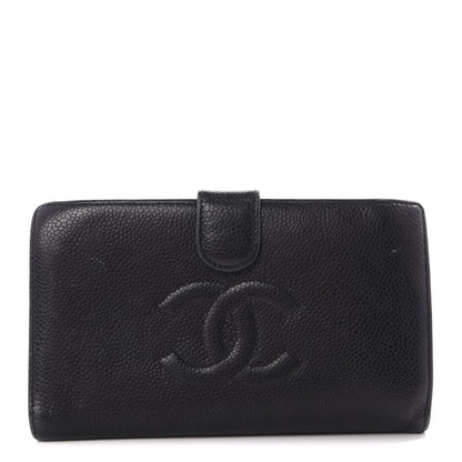 Chanel Caviar Timeless CC French Wallet Black 1 of 11