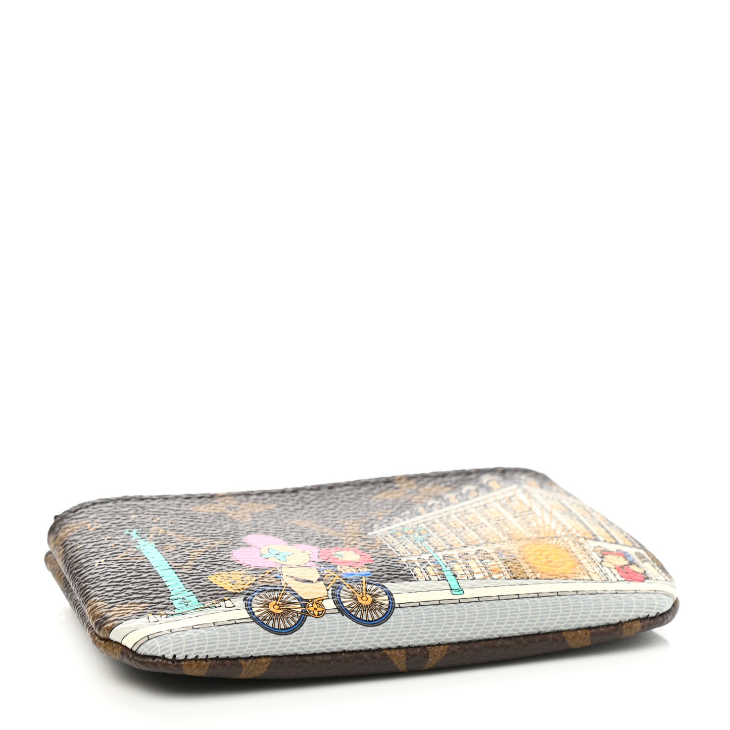 Monogram 2022 Christmas Animation Paris Key Pouch Pink