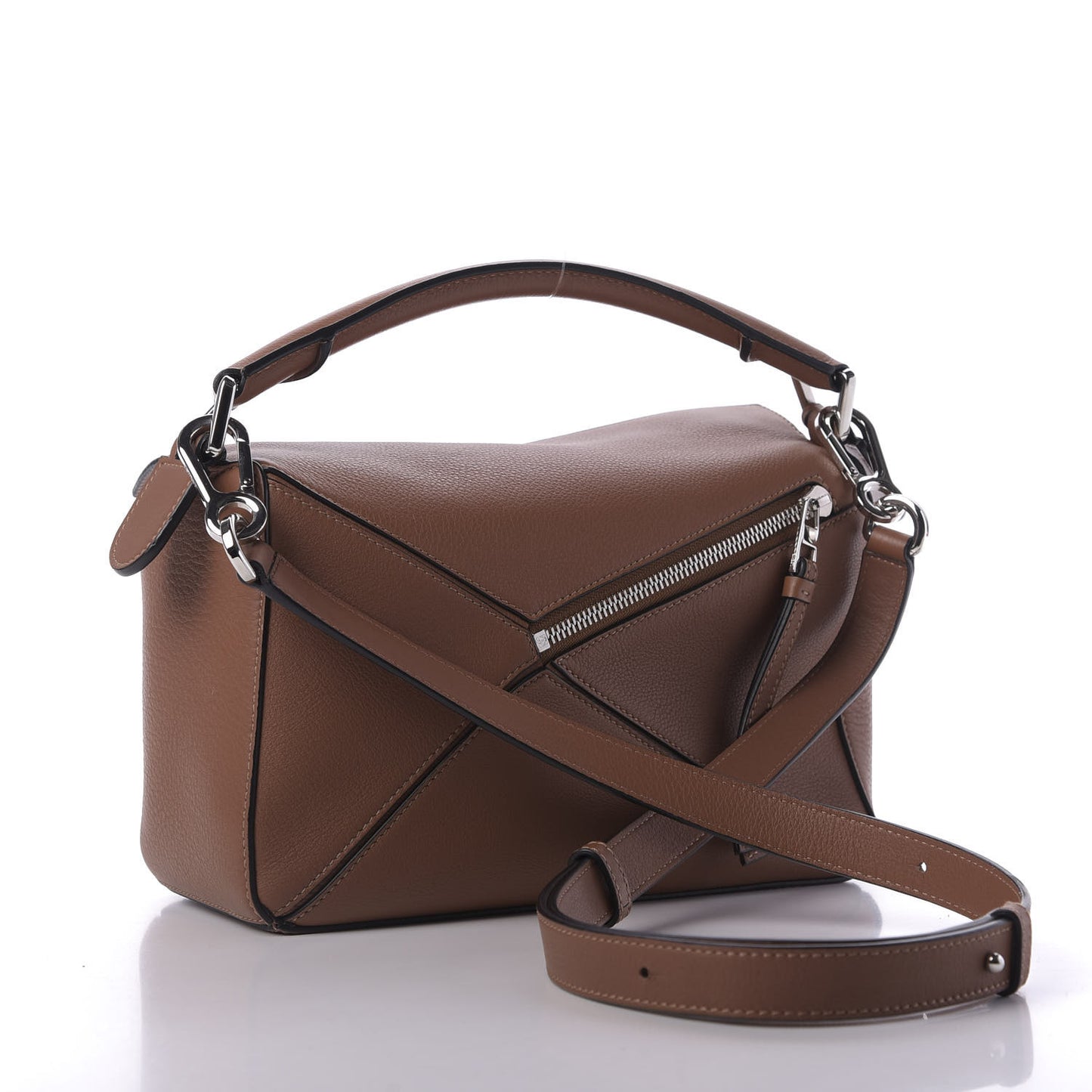 Calfskin Small Puzzle Bag Tan