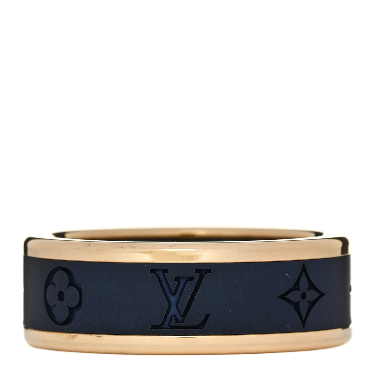 Louis Vuitton 18K Yellow Gold Titanium Small Les Gaston Vuitton Ring 62 10 3 of 5