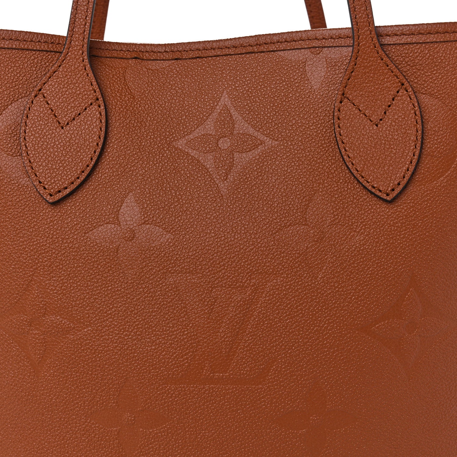 Louis Vuitton Empreinte Monogram Giant Neverfull MM Cognac 8 of 10