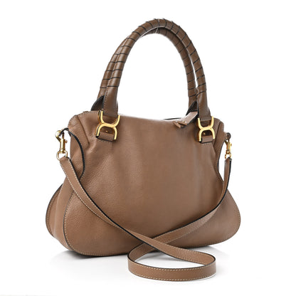 Chloe Calfskin Medium Marcie Satchel Nut 2 of 10