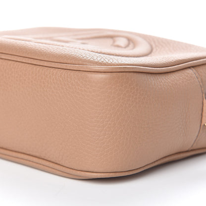 Gucci Pebbled Calfskin Small Soho Disco Bag Camelia 9 of 10