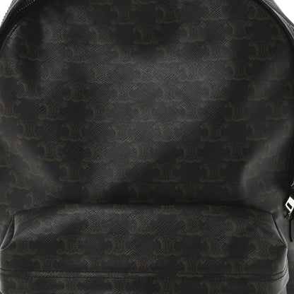 Celine Triomphe Canvas XL Calfskin Backpack Black 7 of 9