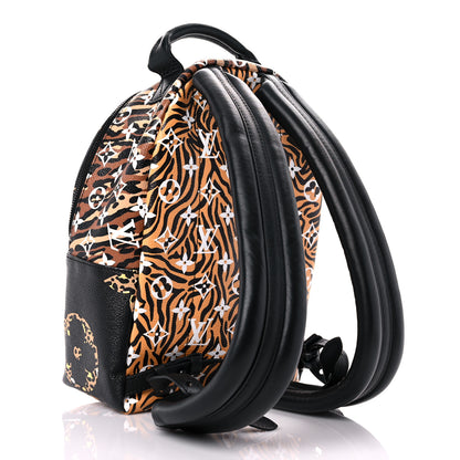 Louis Vuitton Monogram Giant Jungle Palm Springs Backpack PM Black 3 of 9