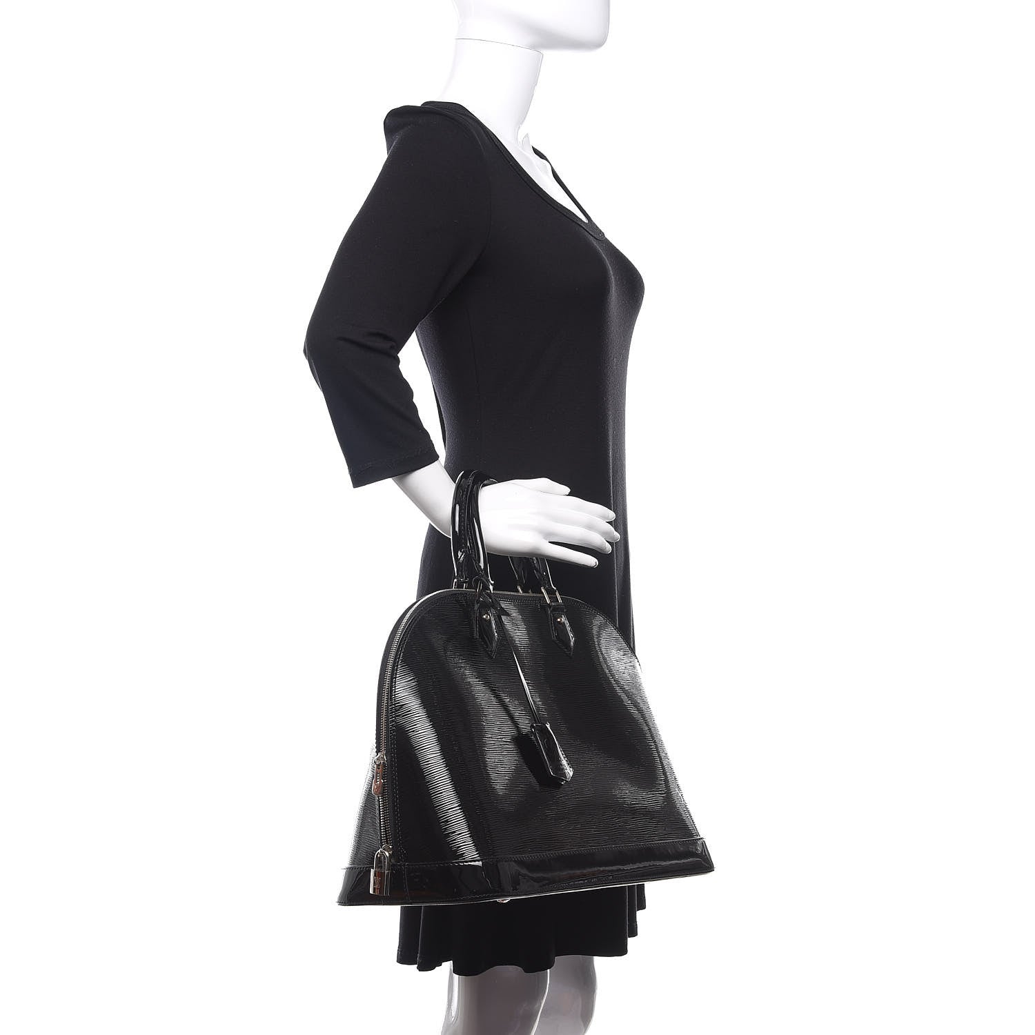Louis Vuitton Electric Epi Alma GM Black 2 of 9