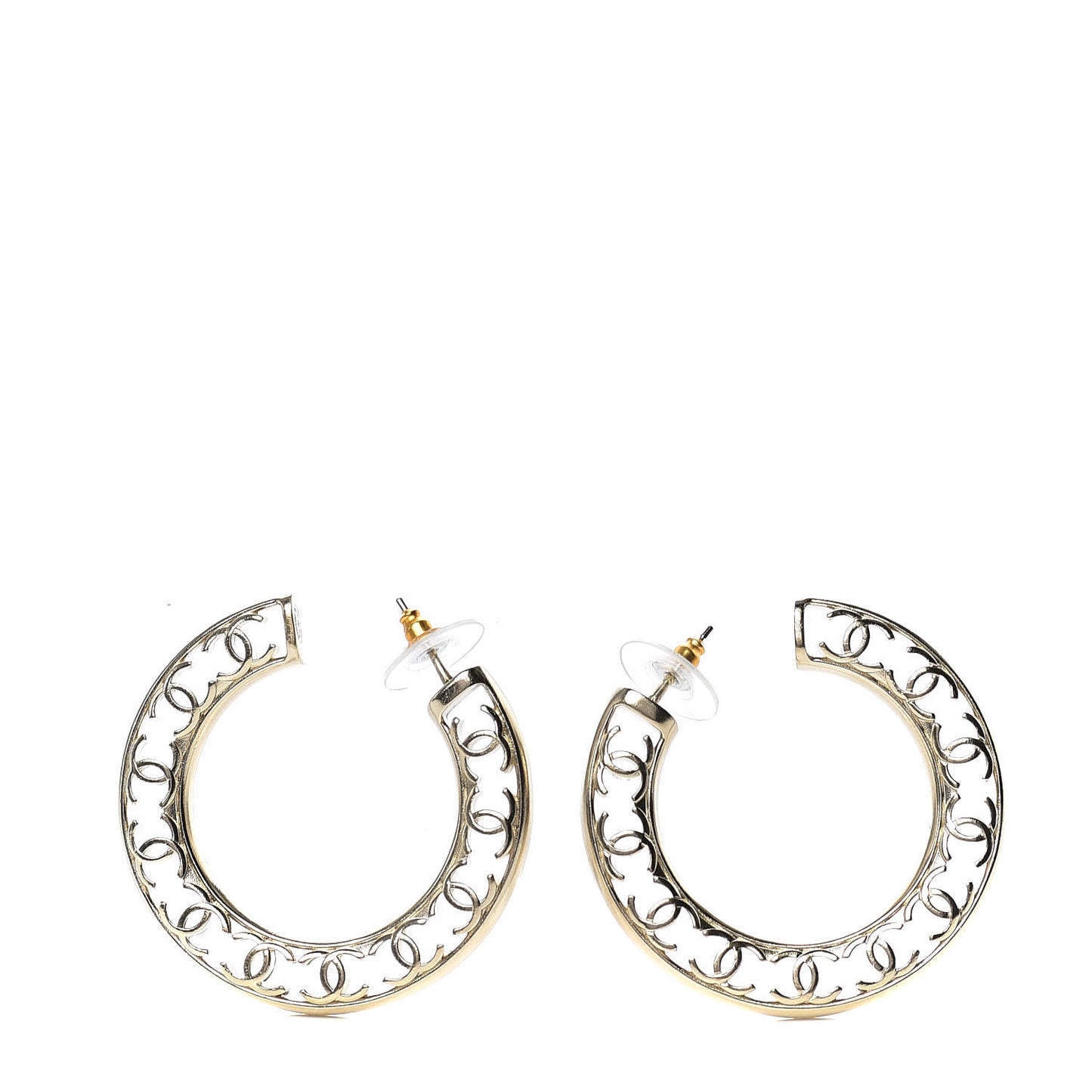 CC Hoop Earrings Gold