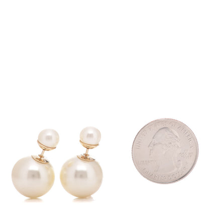 Christian Dior Pearl Mise En Dior Tribal Earrings 2 of 8