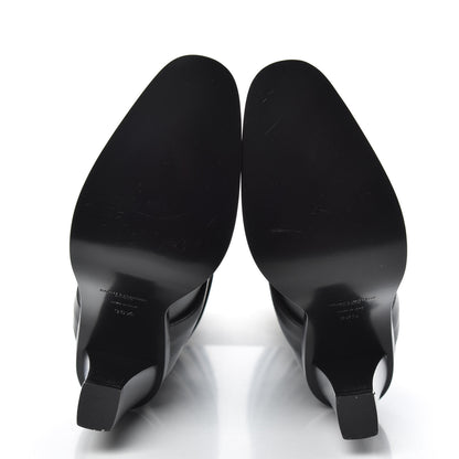 Saint Laurent Seta Calfskin Knee High Boot 36.5 Black 5 of 8