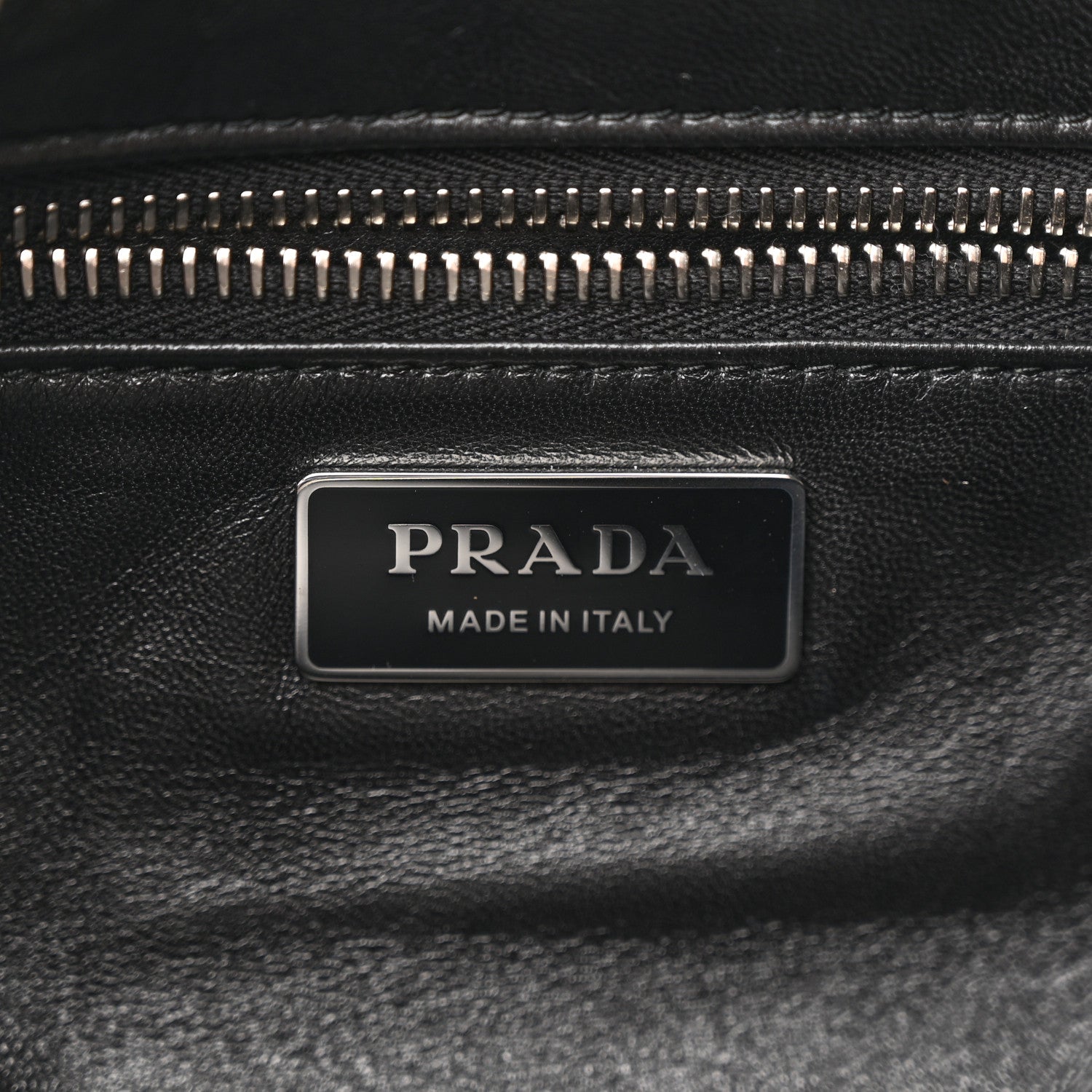 Prada Nappa Antique Multi-Pocket Shoulder Bag Black 6 of 10