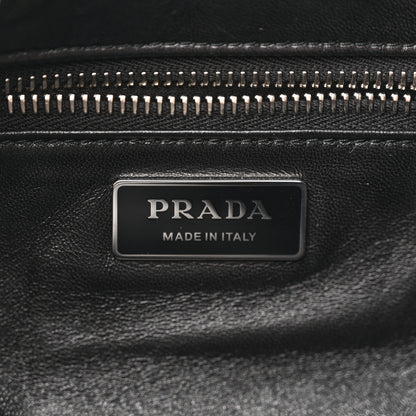 Prada Nappa Antique Multi-Pocket Shoulder Bag Black 6 of 10