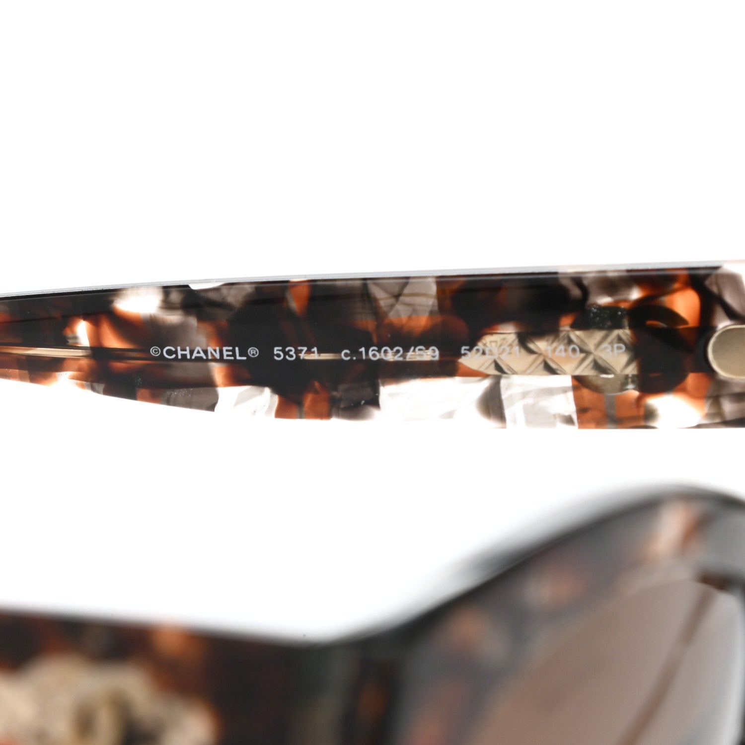 Chanel Acetate Polarized Butterfly Sunglasses 5371 Tortoise 5 of 9