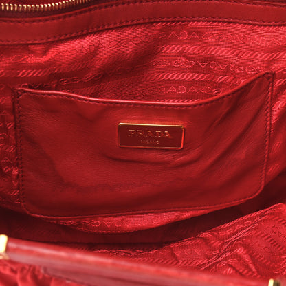Prada Tessuto Nylon Gaufre Tote Rosso 16 of 19