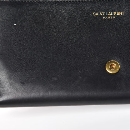 Saint Laurent Calfskin Classic Y Ligne Clutch Black 11 of 13