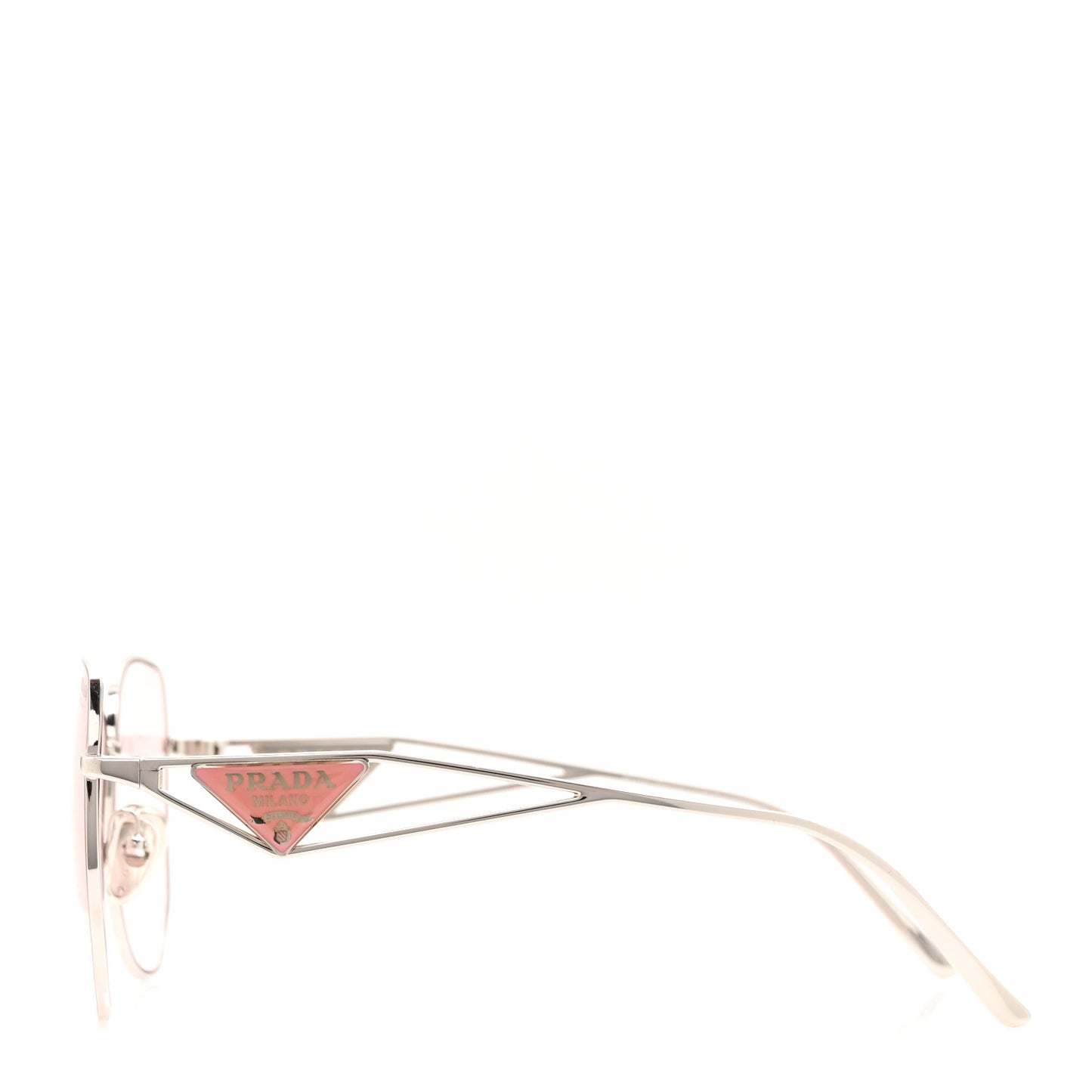 Metal Symbole Triangle Logo Sunglasses SPR57Y Pink