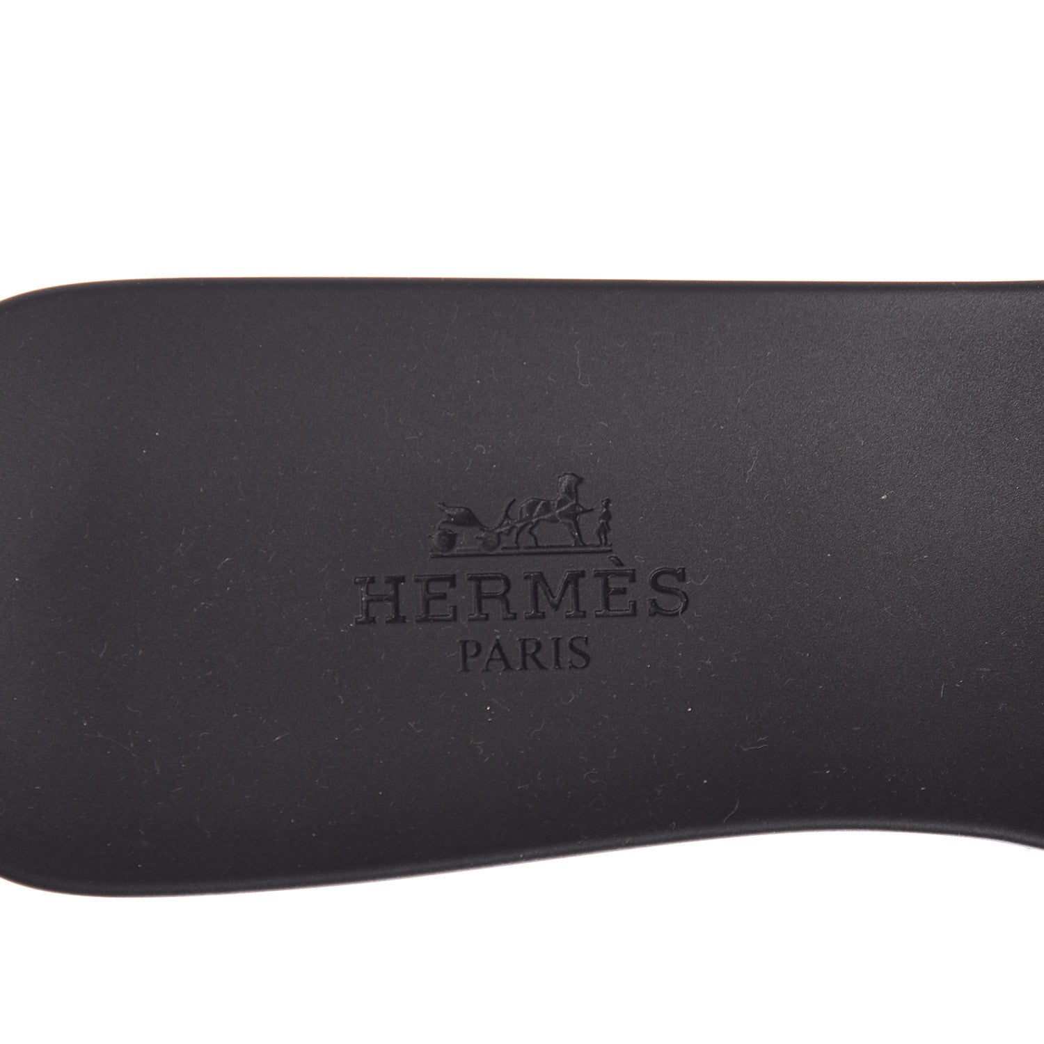 Hermes Rubber Aloha Sandals 36 Black 7 of 8