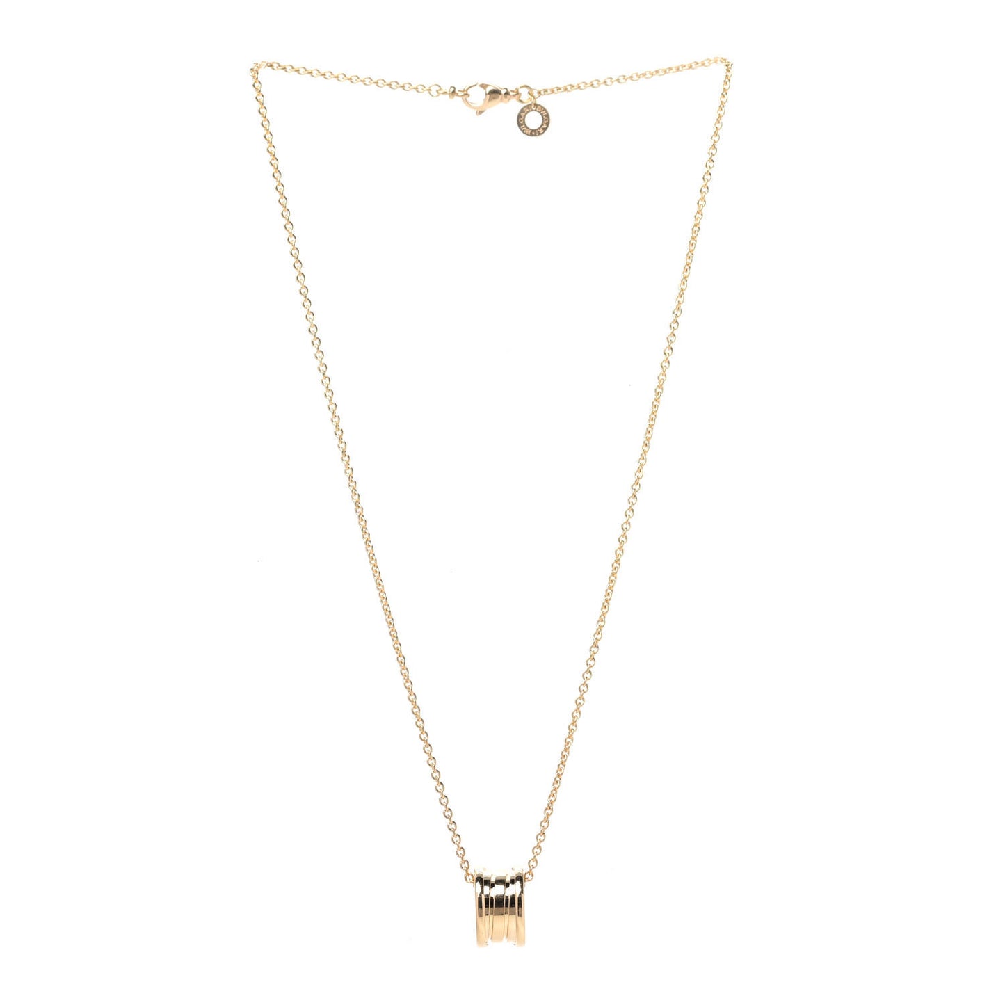 18K Yellow Gold B.Zero1 Pendant Necklace