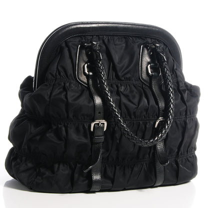 Prada Tessuto Nylon Gaufre Tote Nero Black 3 of 8