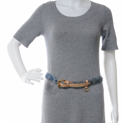 Louis Vuitton Monogram Denim Belt 90 36 2 of 7