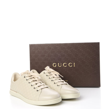 Gucci Soft Microguccissima Womens Sneakers 38.5 Mystic White 9 of 9