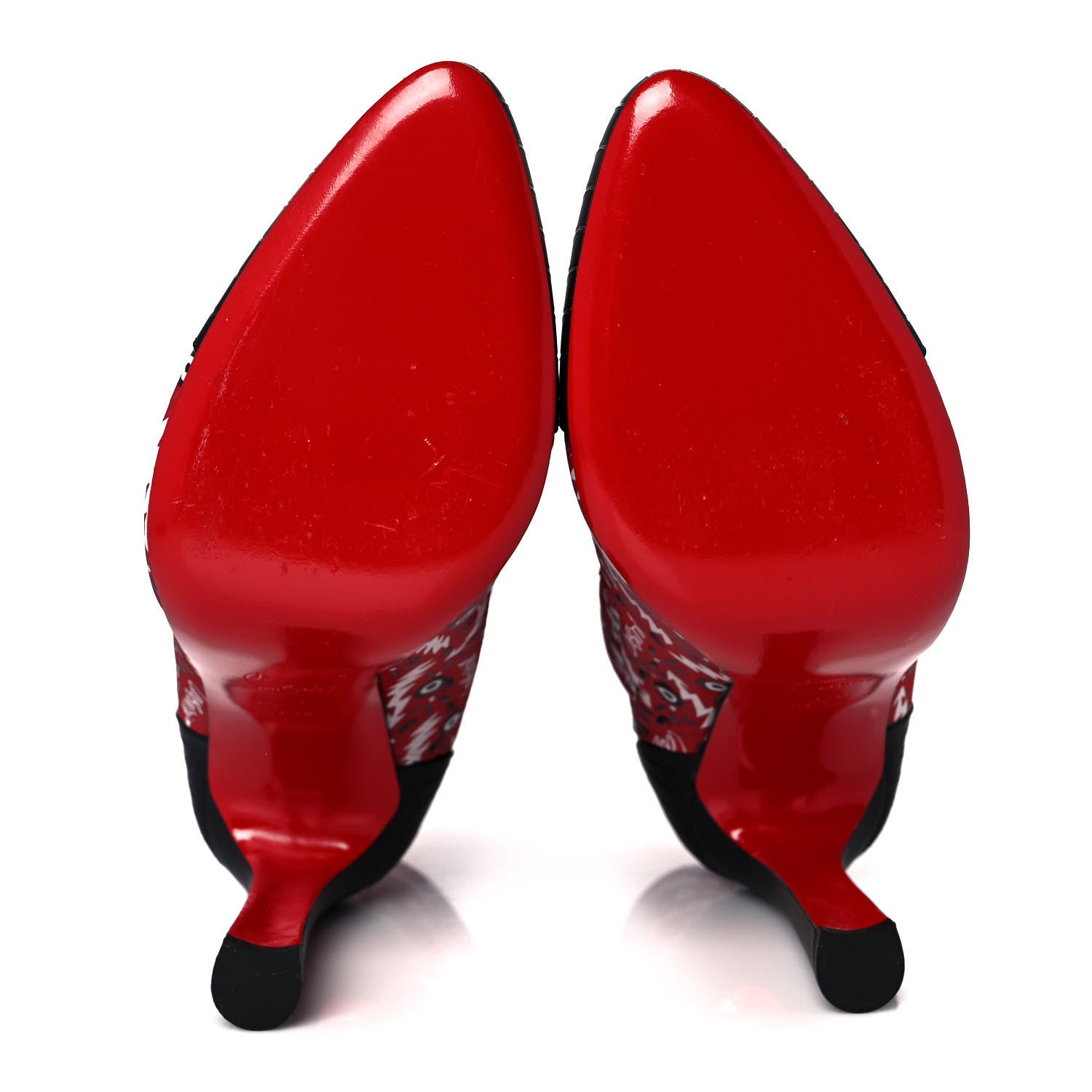 Christian Louboutin Gomme Ginzana Doudoune 100 Ankle Boots 39.5 Loubi Black 5 of 6