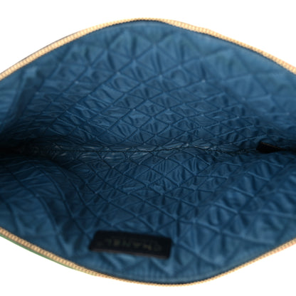 Chanel Lambskin Colorblock Cosmetic Case Multicolor 5 of 8