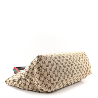 Gucci Monogram Web Large Diaper Tote Brown 5 of 11
