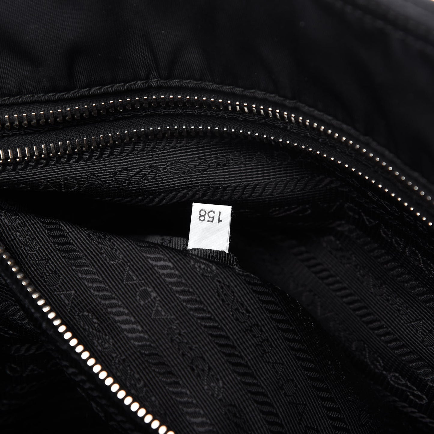 Tessuto Nylon Vela Diaper Bag Black