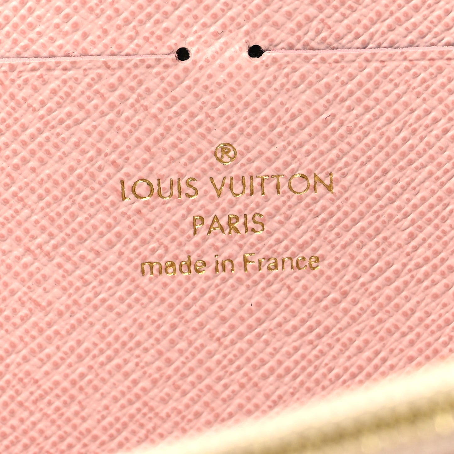 Damier Azur Clemence Wallet Rose Ballerine