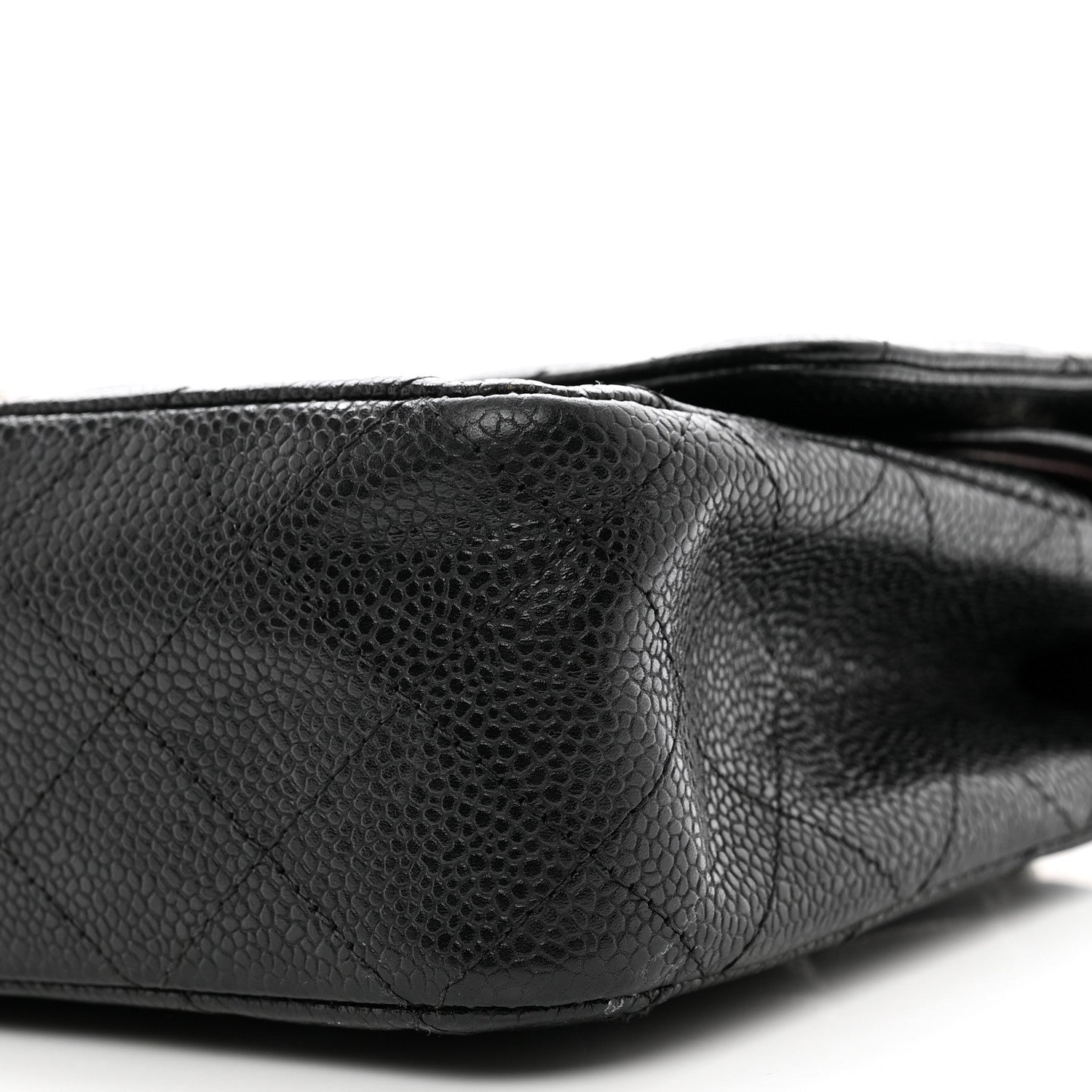 Chanel Caviar Quilted Medium Double Flap Black 10 of 14