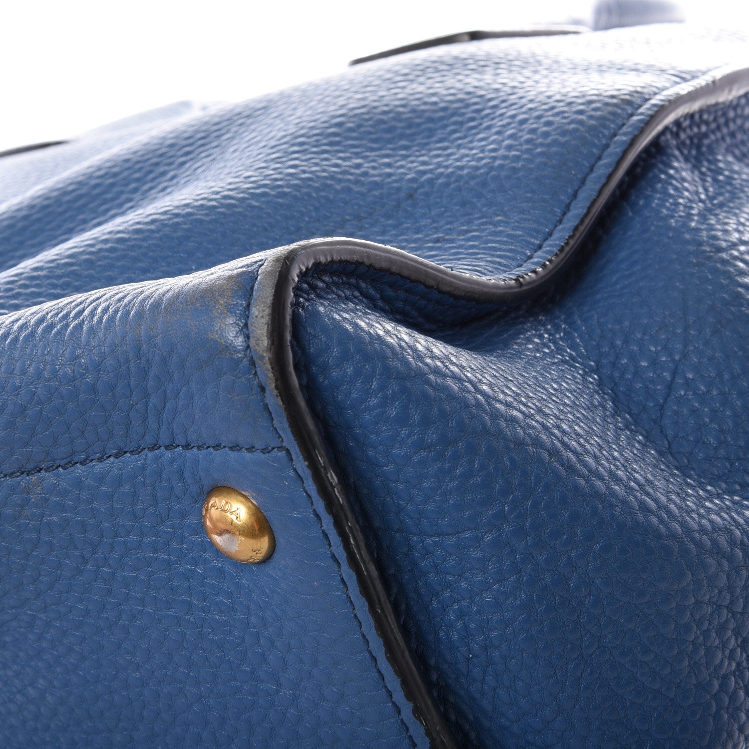 Prada Vitello Daino Tote Cobalto 13 of 18