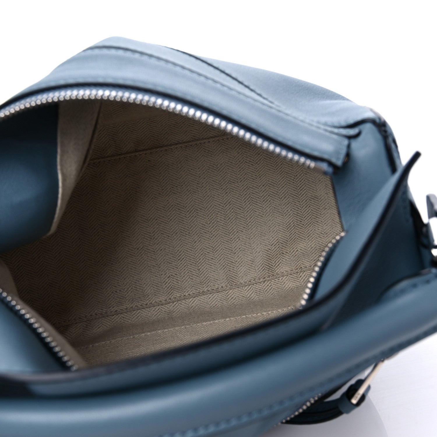 Loewe Calfskin Small Puzzle Bag Stone Blue 6 of 12