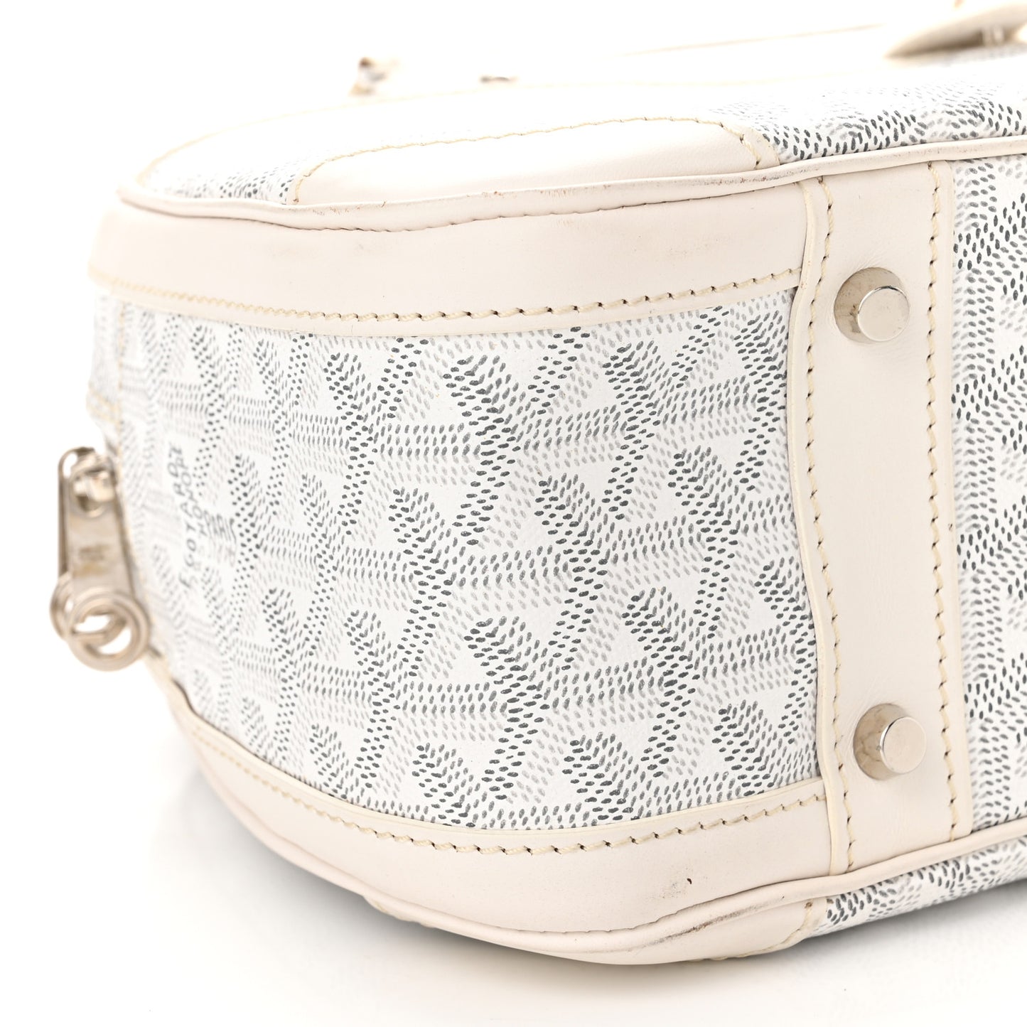 Goyardine Saint Jeanne MM Bowler White