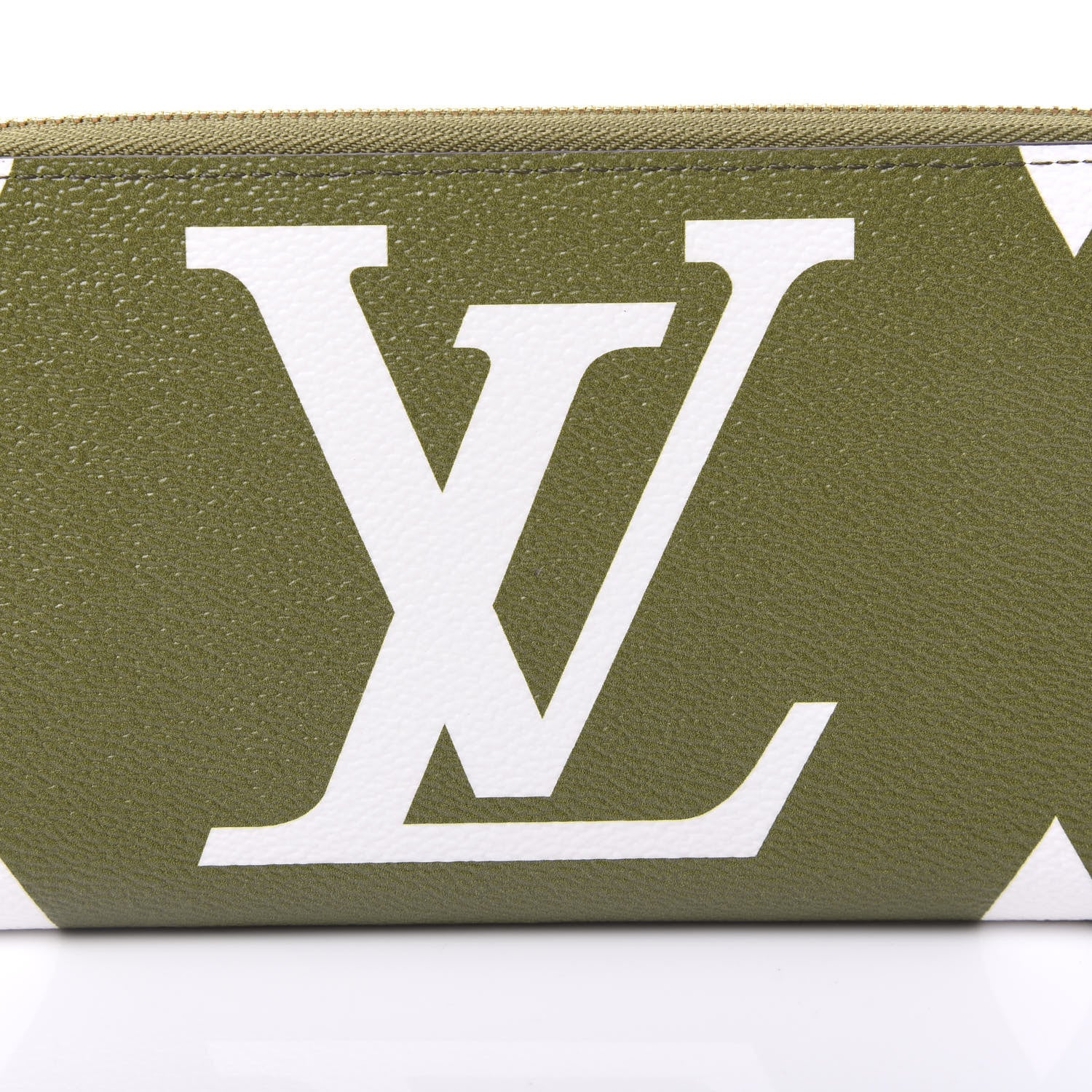 Louis Vuitton Monogram Giant Zippy Wallet Kaki White 8 of 8