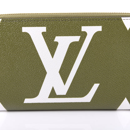 Louis Vuitton Monogram Giant Zippy Wallet Kaki White 8 of 8