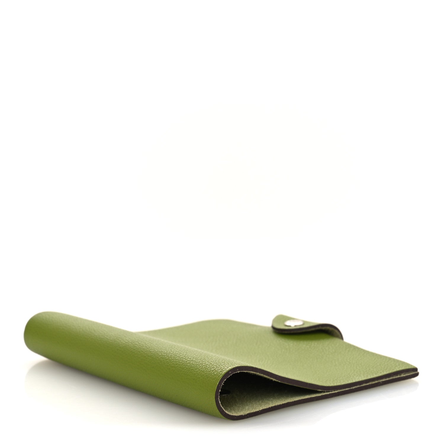 Hermes Togo Ulysse PM Notebook Cover Vert Anis 4 of 7