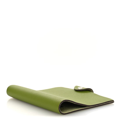 Hermes Togo Ulysse PM Notebook Cover Vert Anis 4 of 7