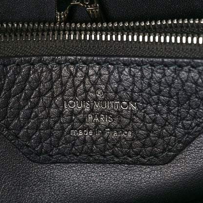 Louis Vuitton Taurillon Capucines MM Platino 6 of 10