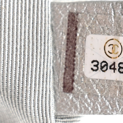 Chanel Metallic Lambskin Quilted Medium Chanel 19 Flap Silver 7 of 11