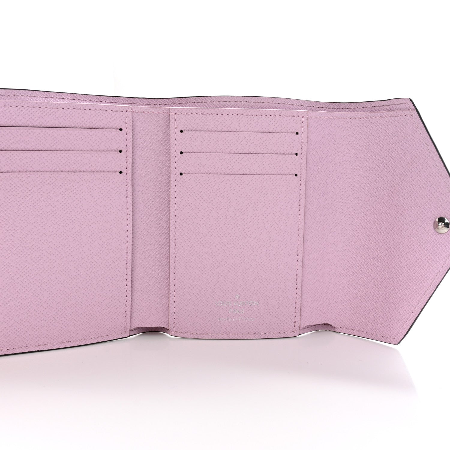 Louis Vuitton Epi Tropical Victorine Wallet Blue Rose 5 of 9